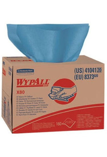 Kimberly-Clark 41041 - Chiffons bleus WypAll ShopPro X80